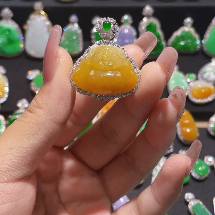 翡翠未镶嵌颈饰精品