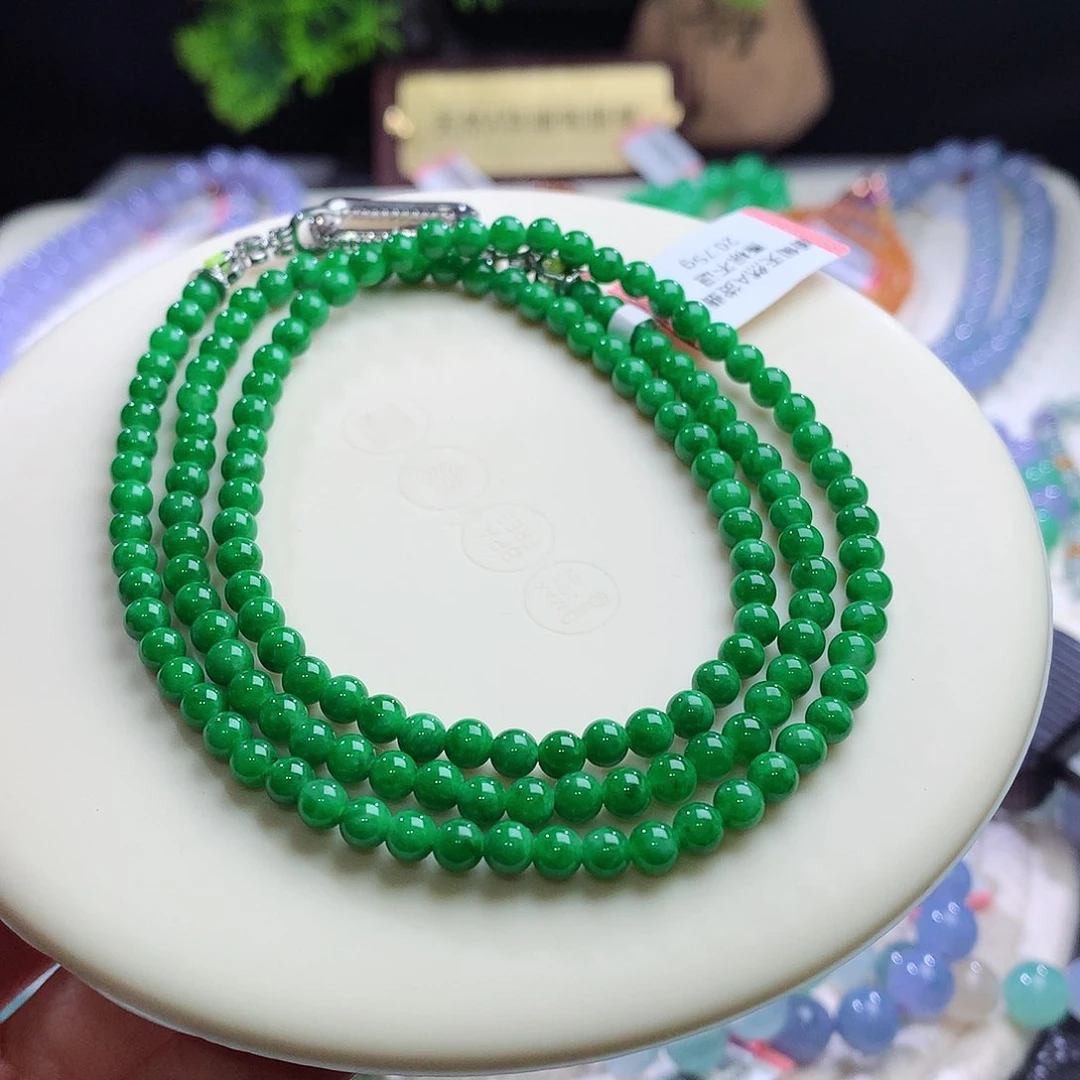 项链未镶嵌翡翠卡4.2mm