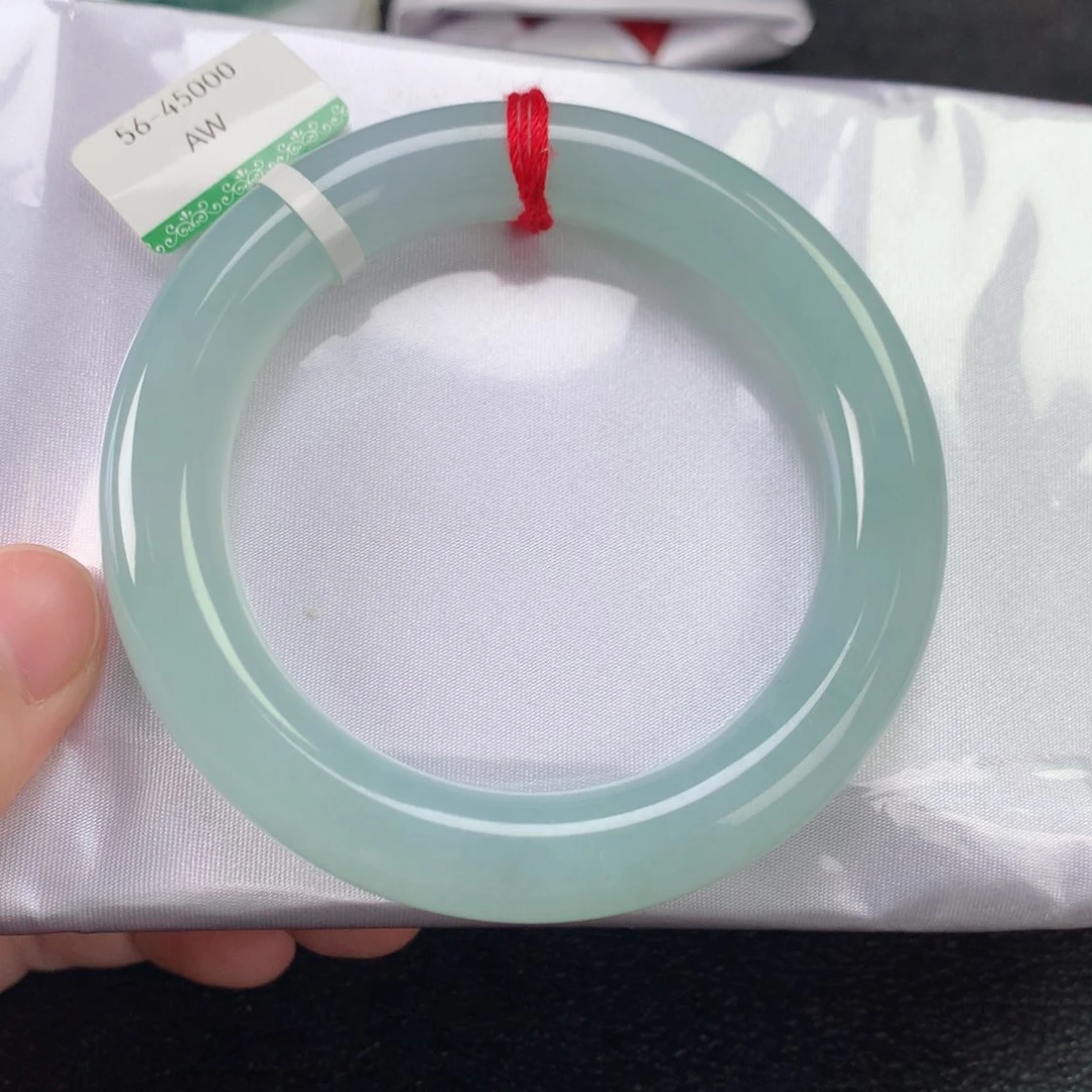 未镶嵌手镯翡翠缅甸天然翡翠手镯56