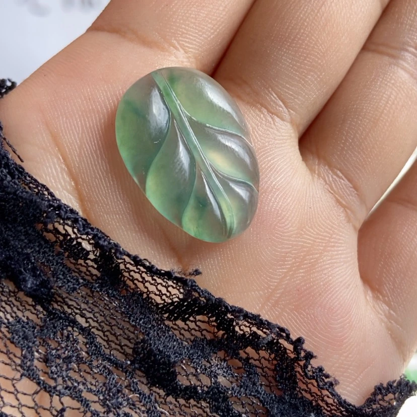 【闪购商品】未镶嵌定制翡翠树叶