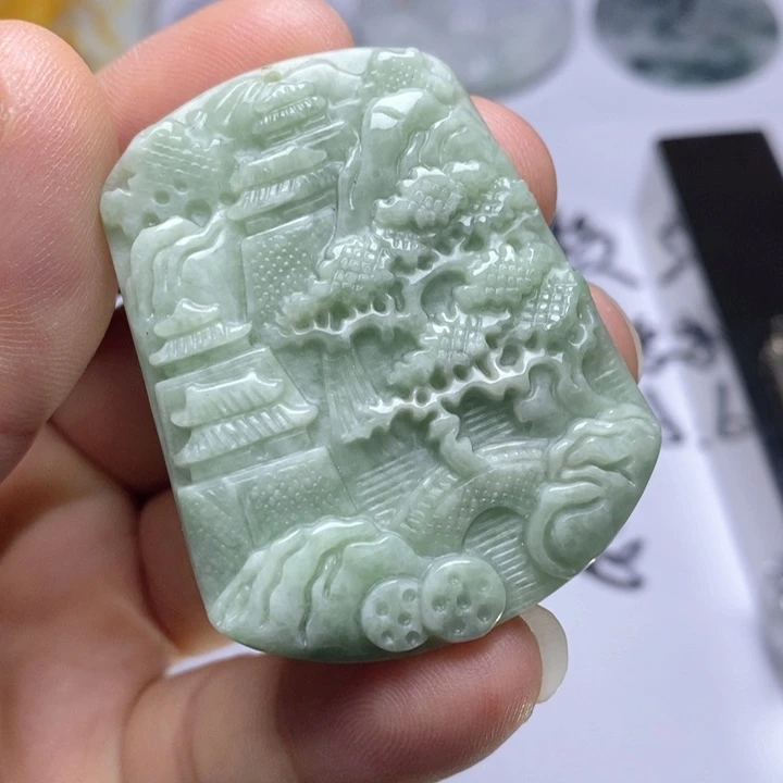 颈饰未镶嵌翡翠翡翠