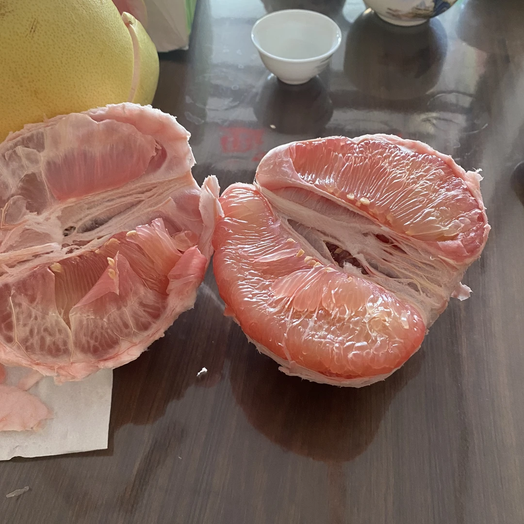 小果清货款《三红柚》2颗盒装约3.5-4斤 福建平和琯溪蜜柚 红柚甜口