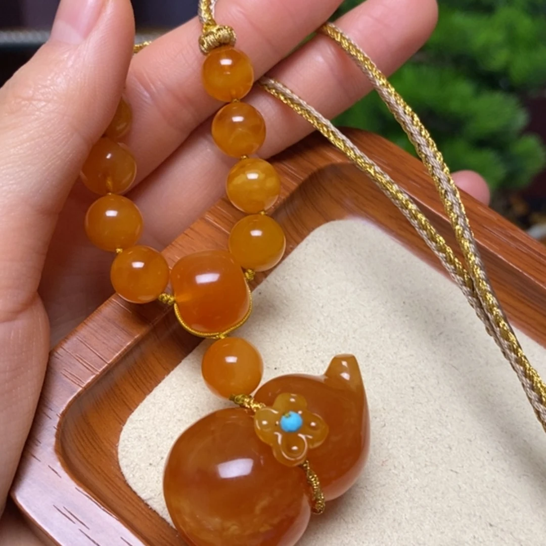 【闪购商品】蜜蜡颈饰未镶嵌项链