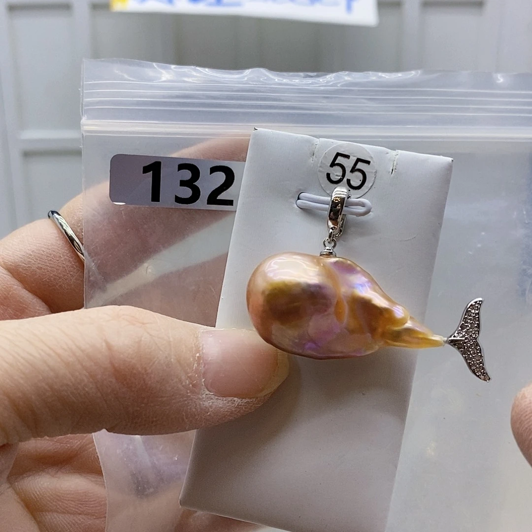 颈饰合金淡水珍珠