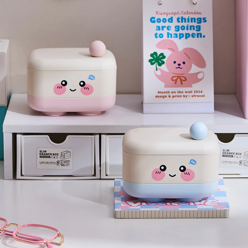 皂盒卡通可爱家用可以塑料香皂盒双层可沥水肥皂托卫生间收纳kkk