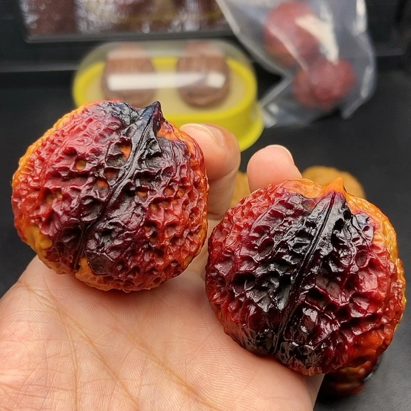 【闪购商品】把件文玩核桃44尺大寿桃