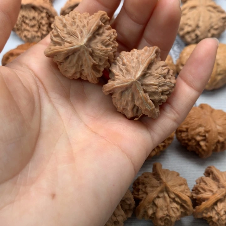 文玩核桃把件全品三棱手捻