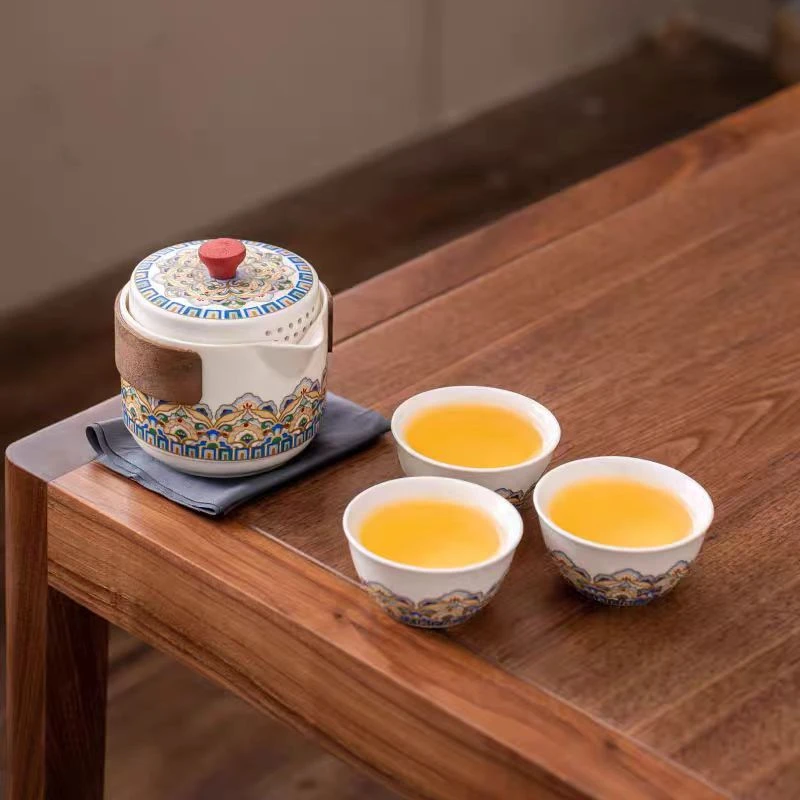 宝相花木把旅行套-A-0077