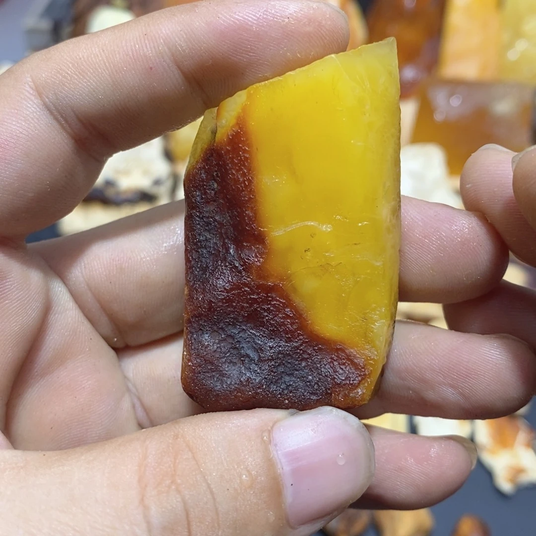 二***柒定制琥珀蜜蜡原石定制