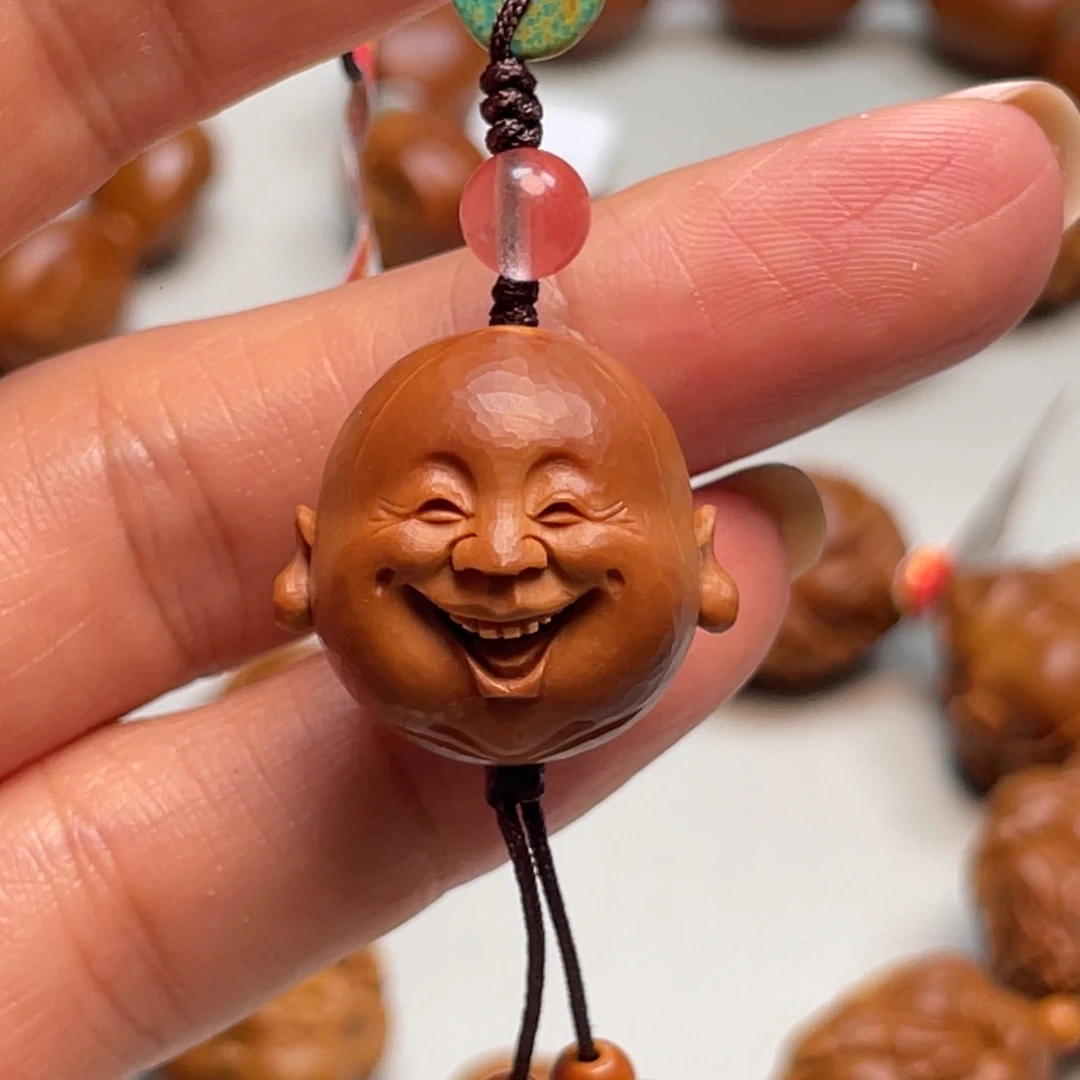 吊坠橄榄核周老师笑佛单子