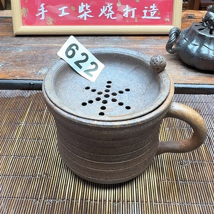 纯手工制作粗陶茶具