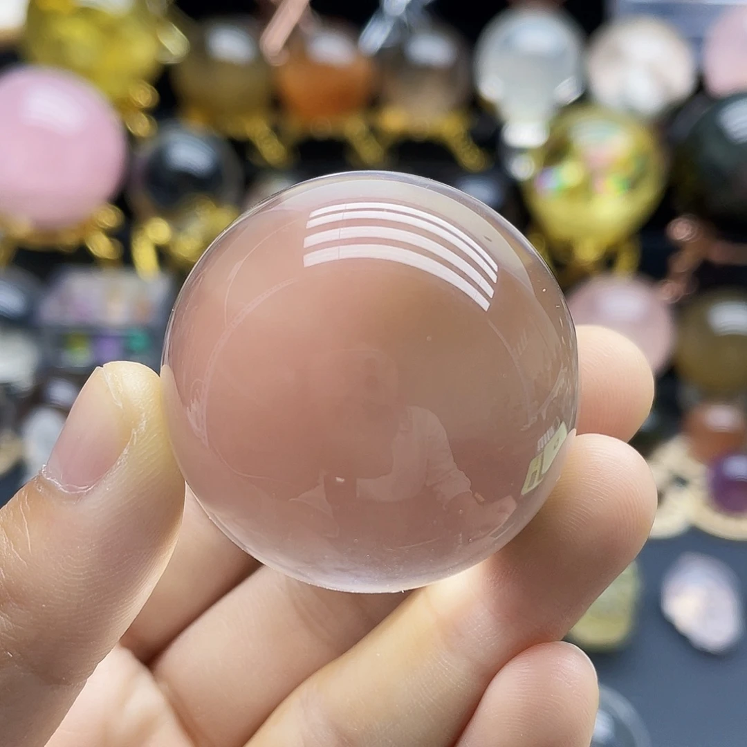 未镶嵌珠宝半成品水晶天然白水晶39.9mm