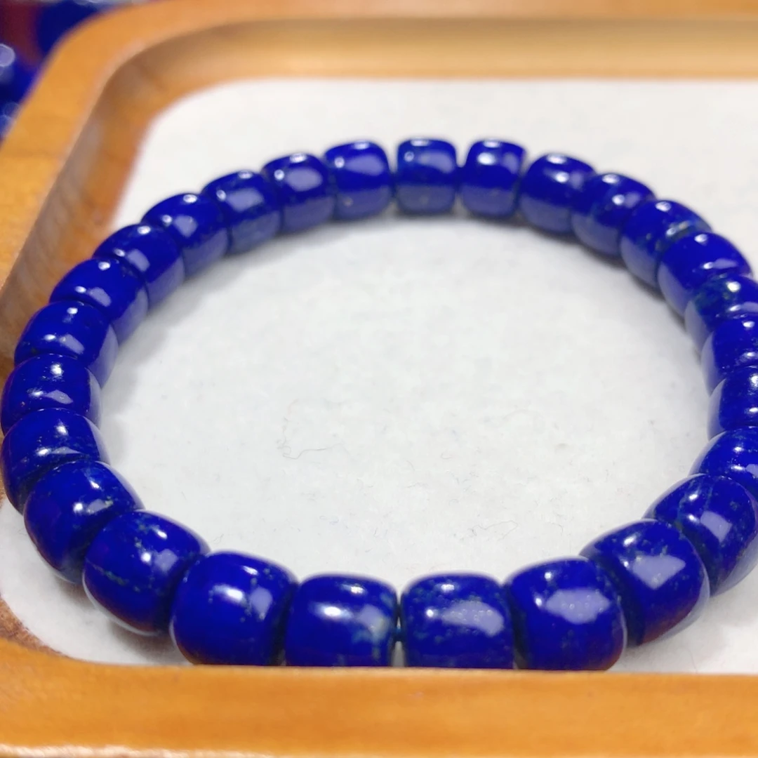 青金石未镶嵌8m直切手链