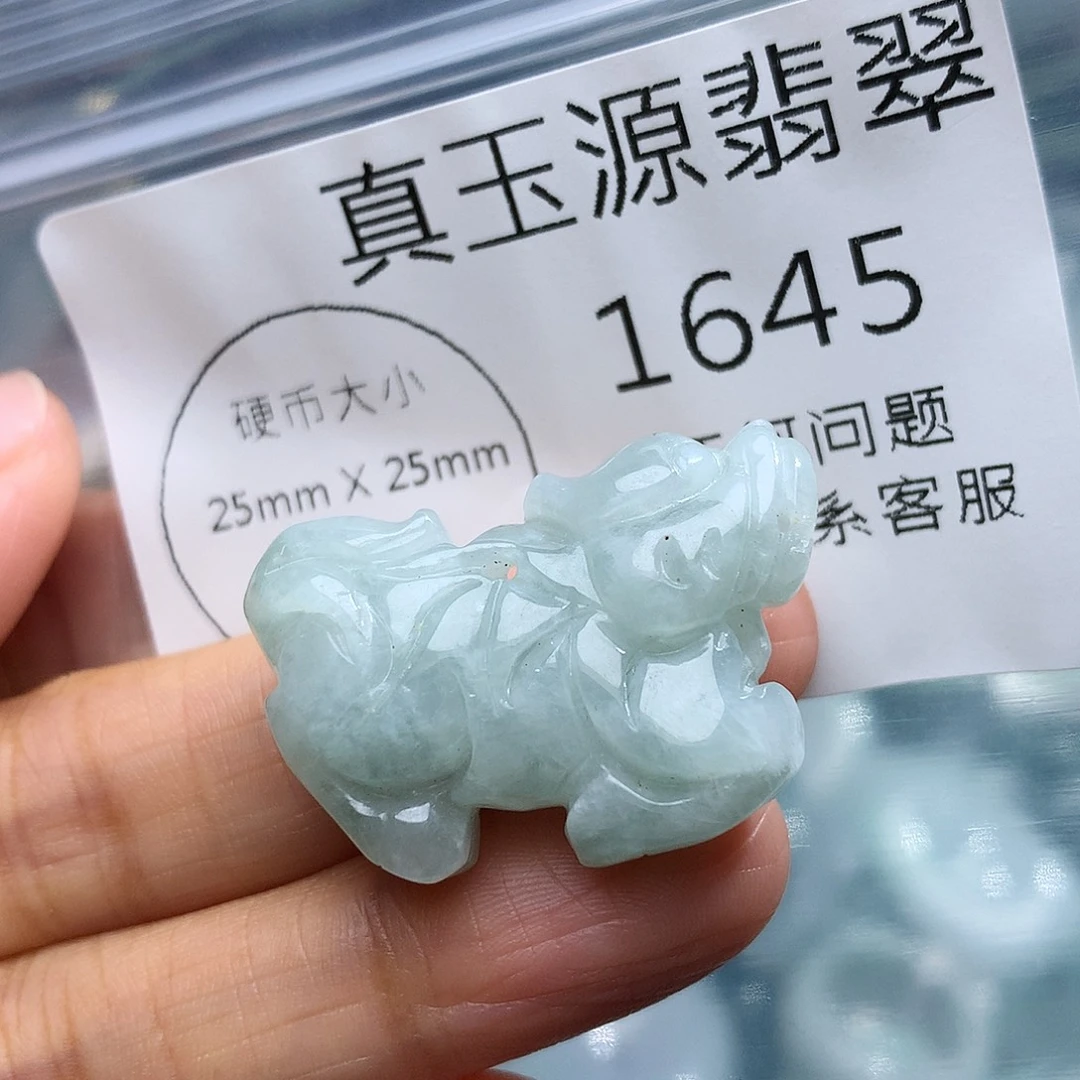 翡翠未镶嵌颈饰1645