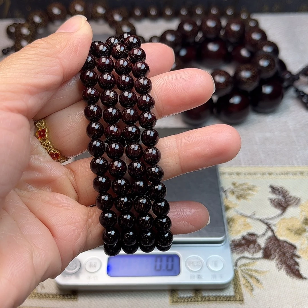 檀香紫檀（小叶紫檀）0.6 108颗 爆星