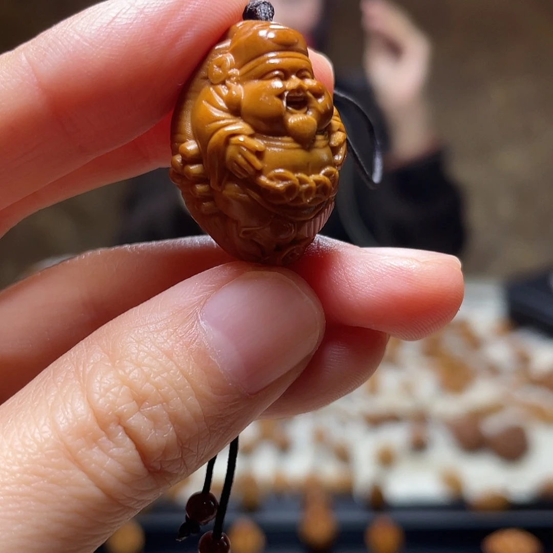 橄榄核吊坠掌财 橄榄