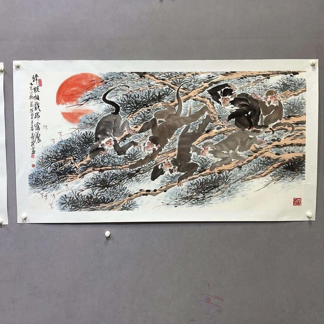 国画亲笔手绘放心去藏