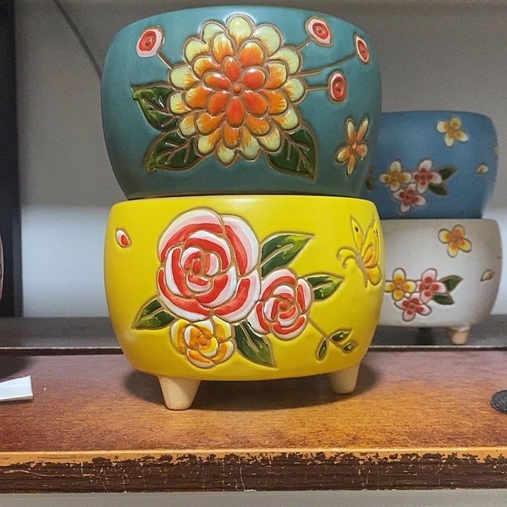 外13内11.5高10左右，韩式多肉植物花盆