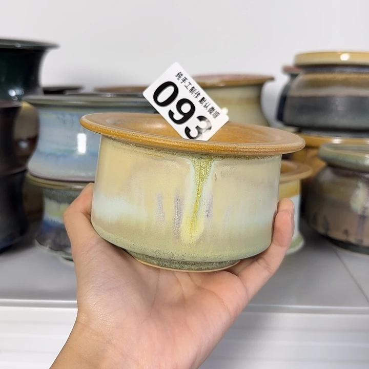 景德镇手工陶瓷盆 口9