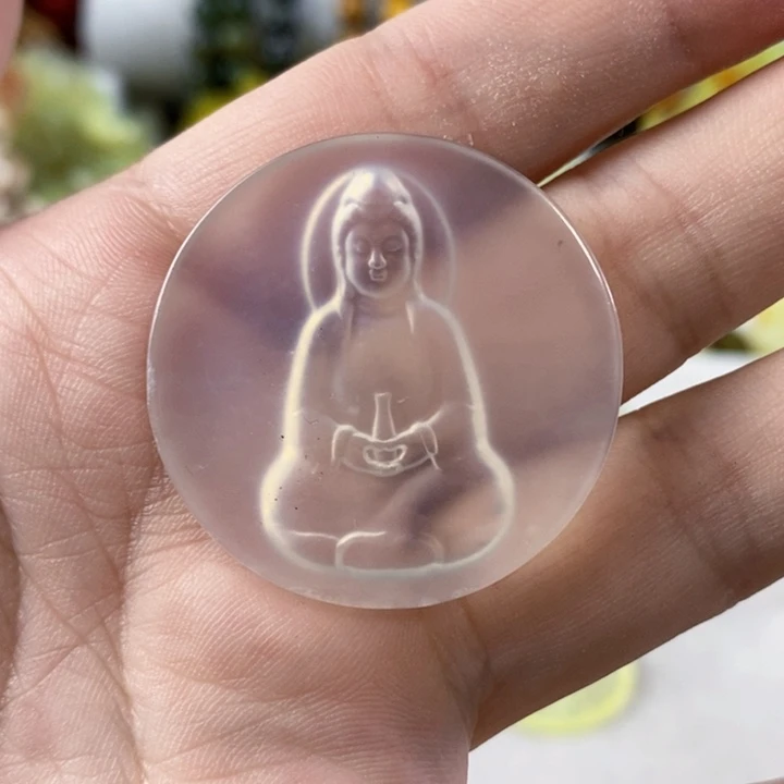 未镶嵌岫玉挂件吊坠