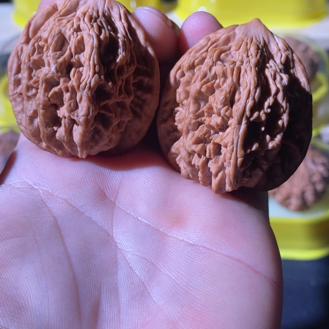 吊坠文玩核桃灰****菜41全品虎头