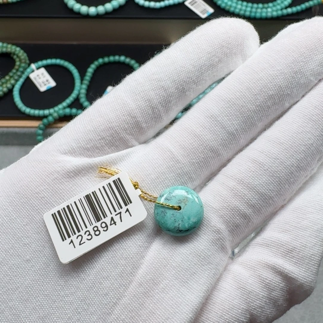 猫***行绿松石未镶嵌挂件