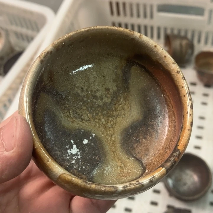 柴烧杯子宝瓶大放漏。