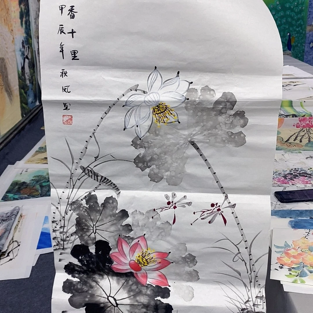 国画国画手绘作品
