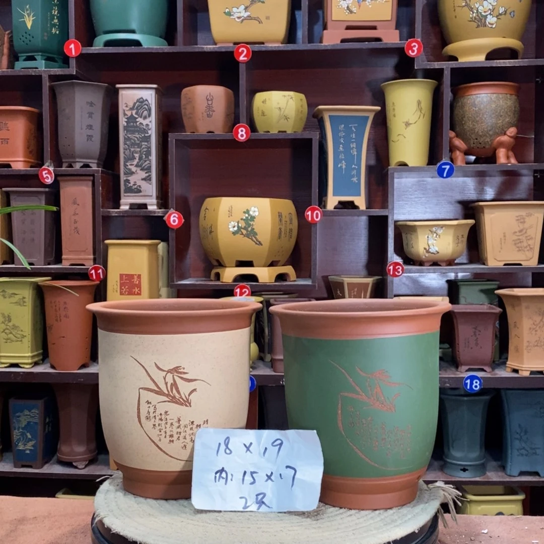 紫砂花盆紫砂花盆