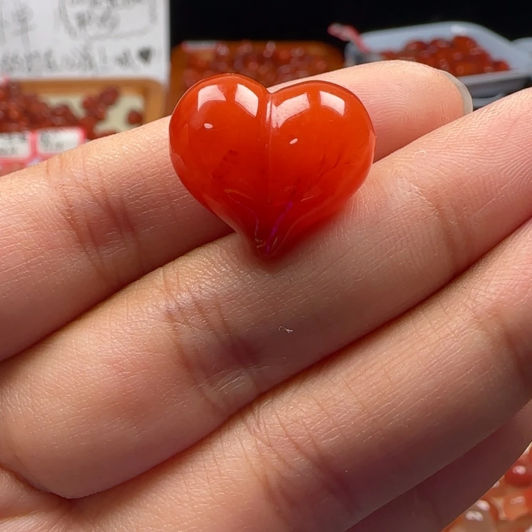 南红玛瑙未镶嵌挂件微瑕不退换
