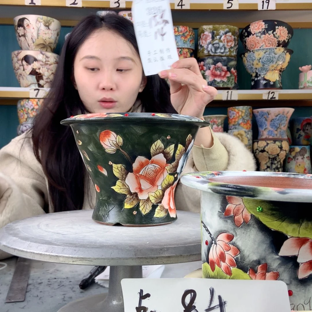 罐景德镇手工瑕疵326