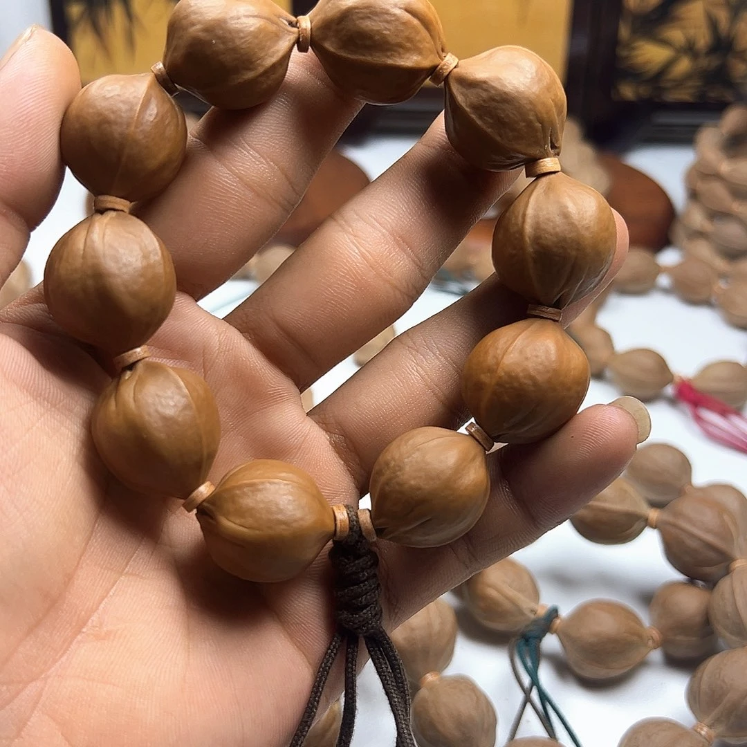 胖***生橄榄核手串/手链梅林铁核