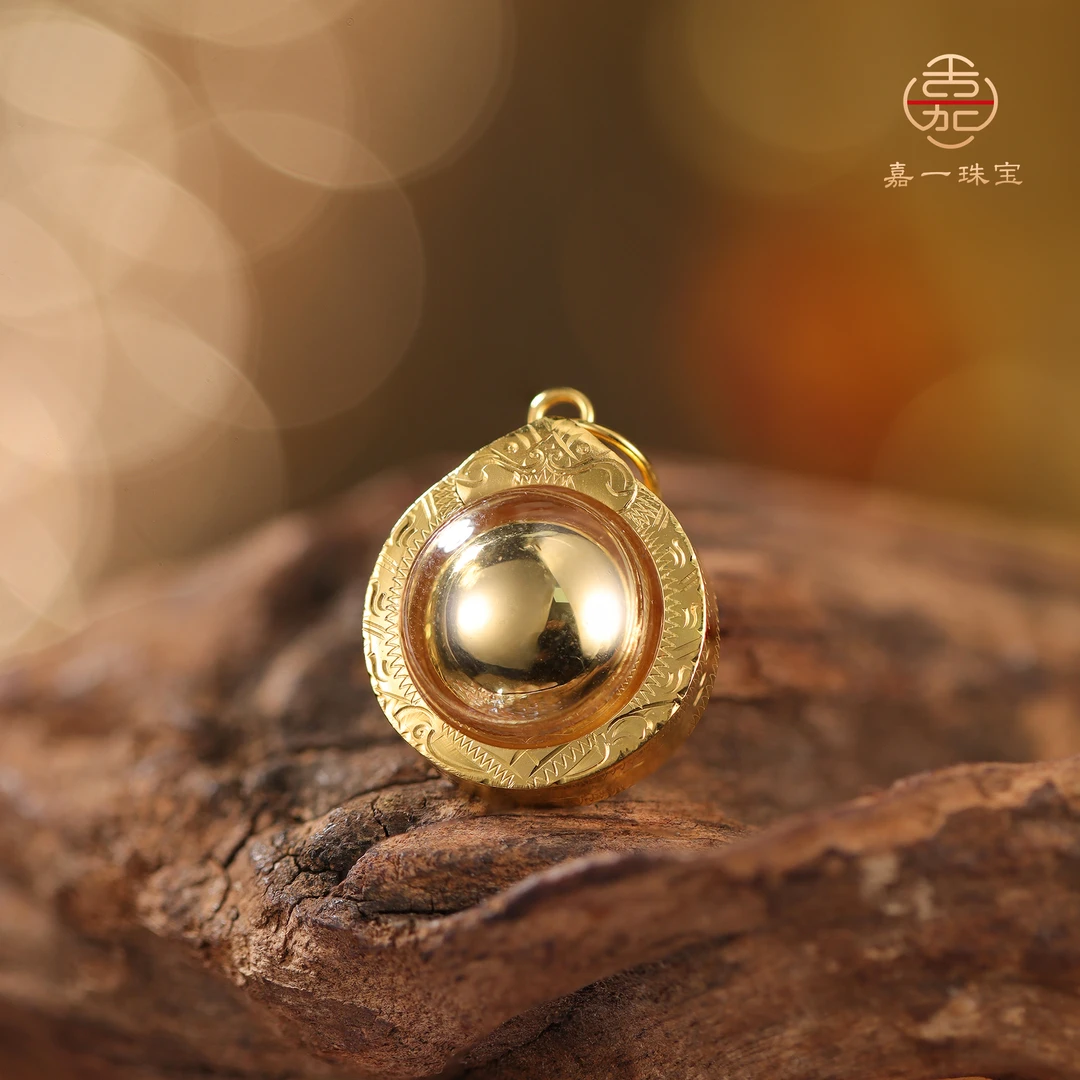 非金属珐琅吊坠 【嘉一珠宝】吸金星项链吊坠（不含链）SX2270