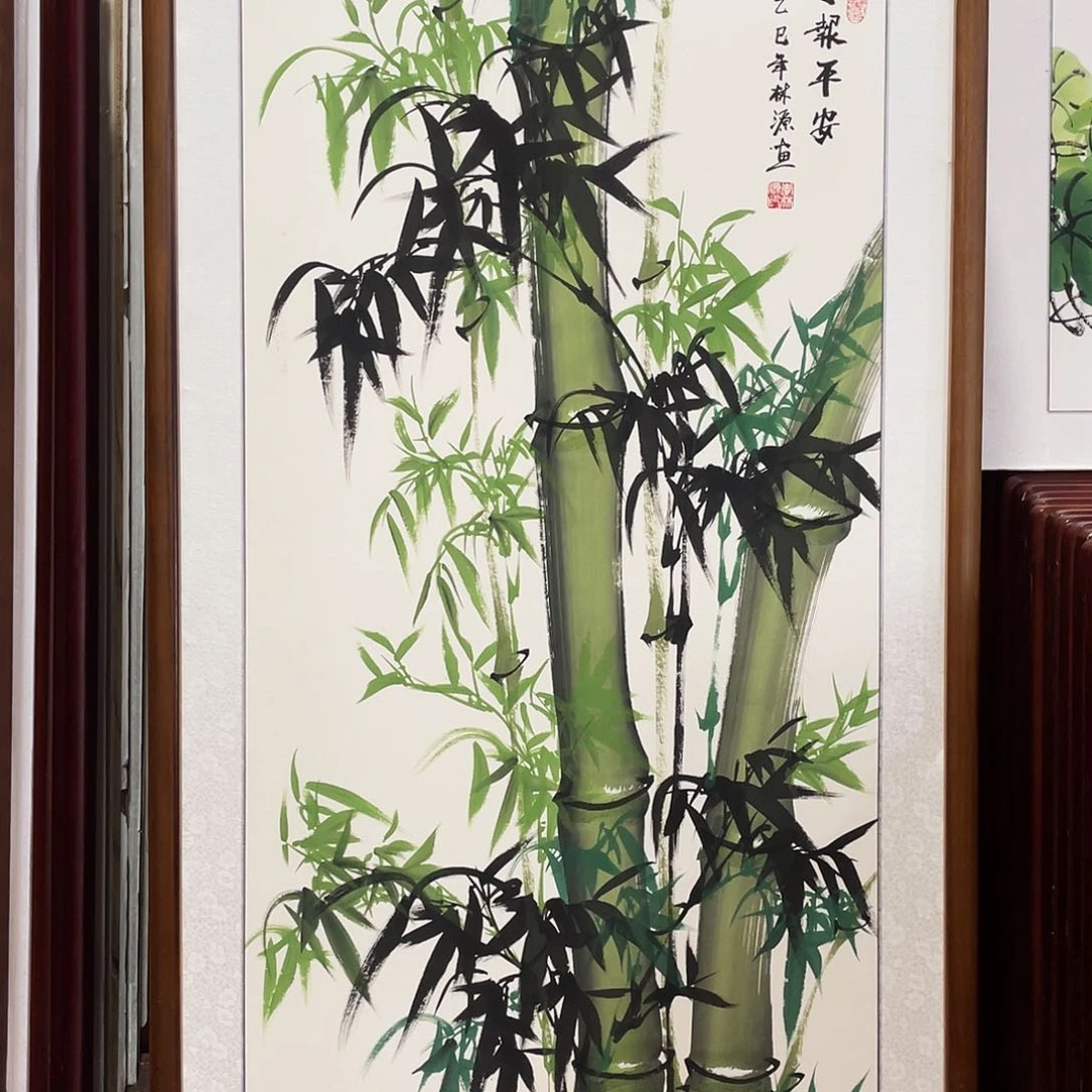 国画带框尺寸63*123厘米
