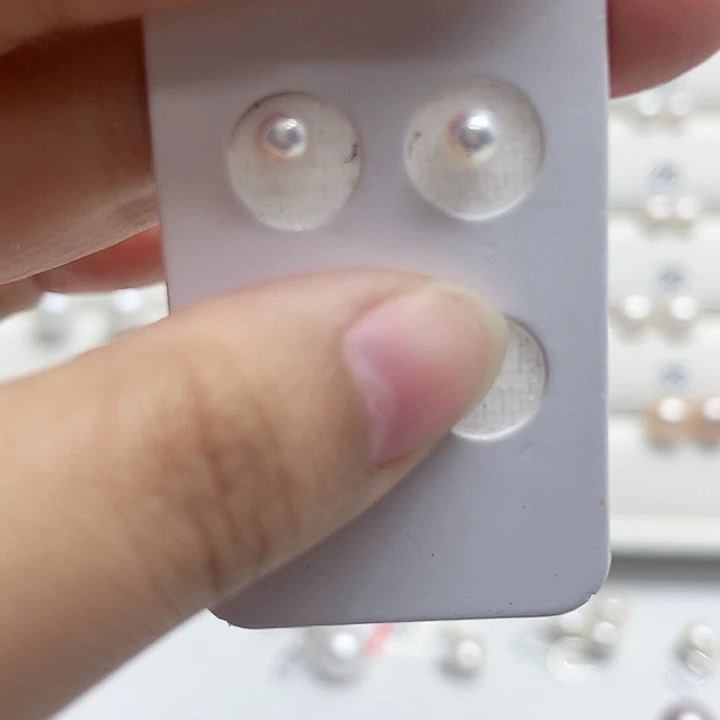 子****耳饰银S925镶嵌淡水珍珠