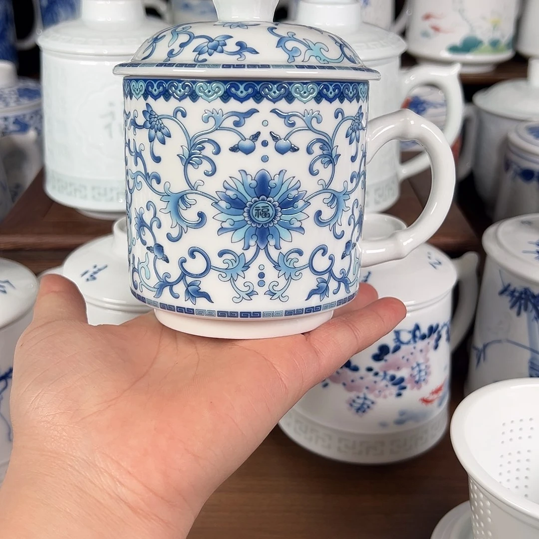 潘***莲景德镇高温陶瓷办公杯家用