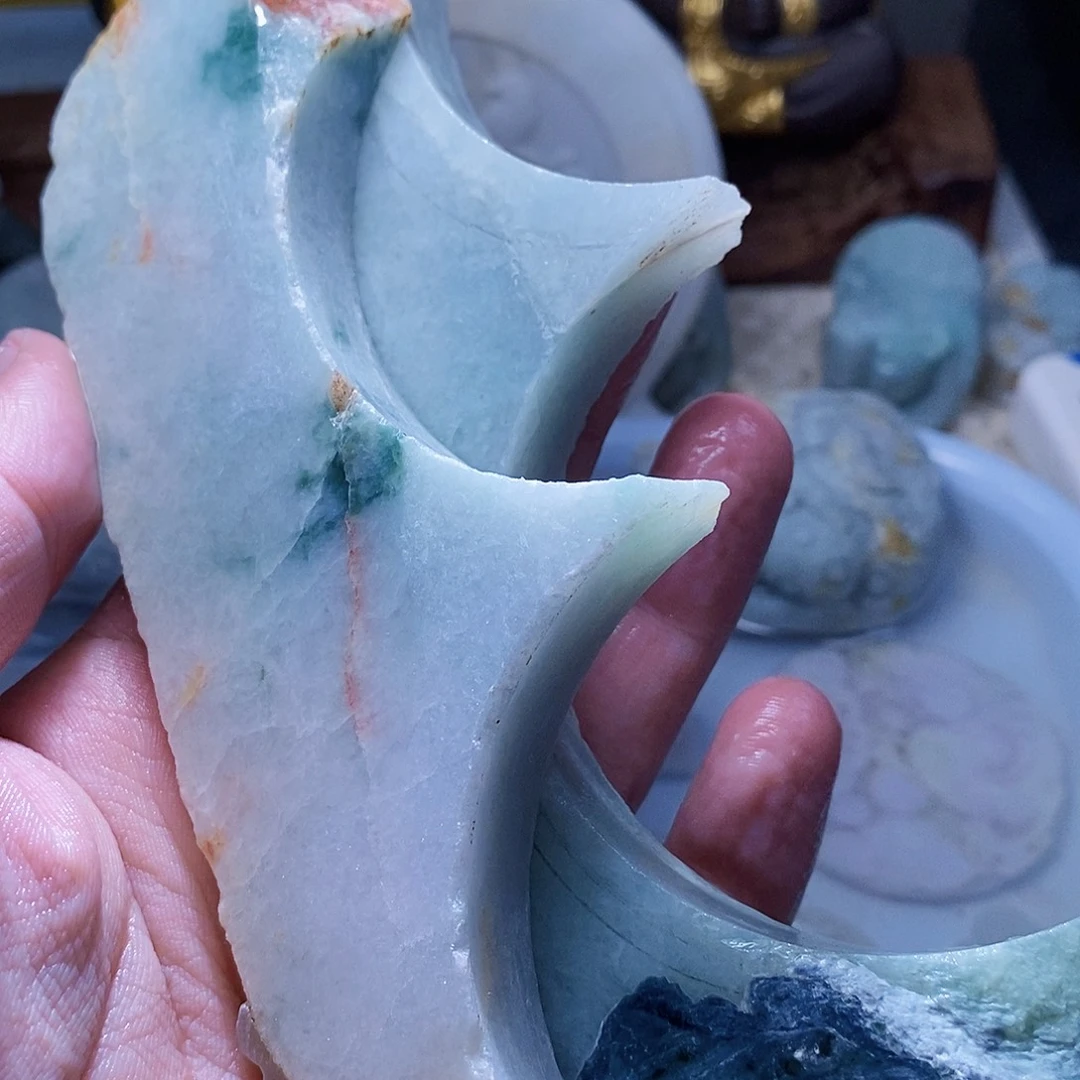 翡翠未镶嵌颈饰588