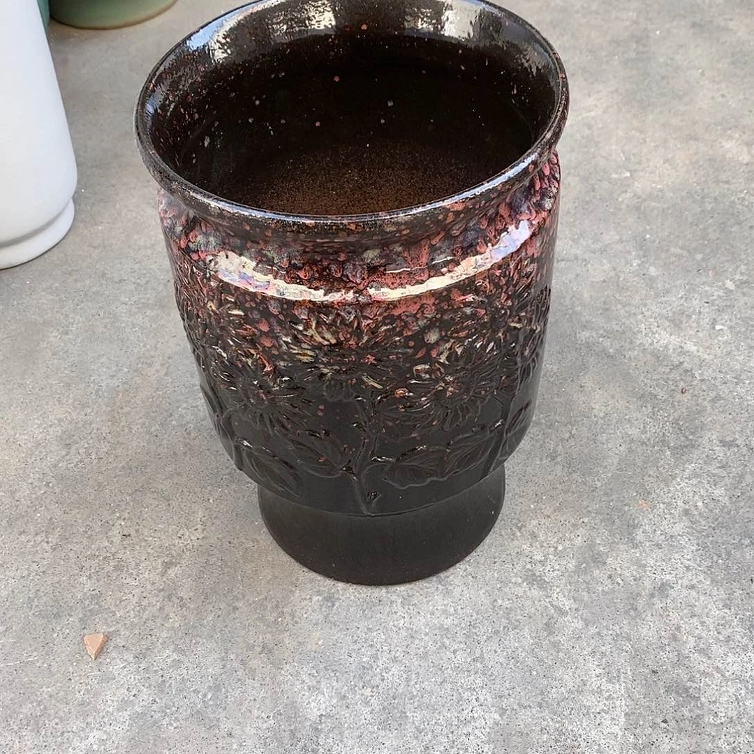 紫砂花盆正品口20高31