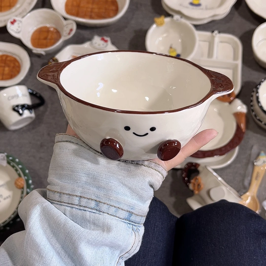 可爱豆豆5.5寸陶瓷餐具系列