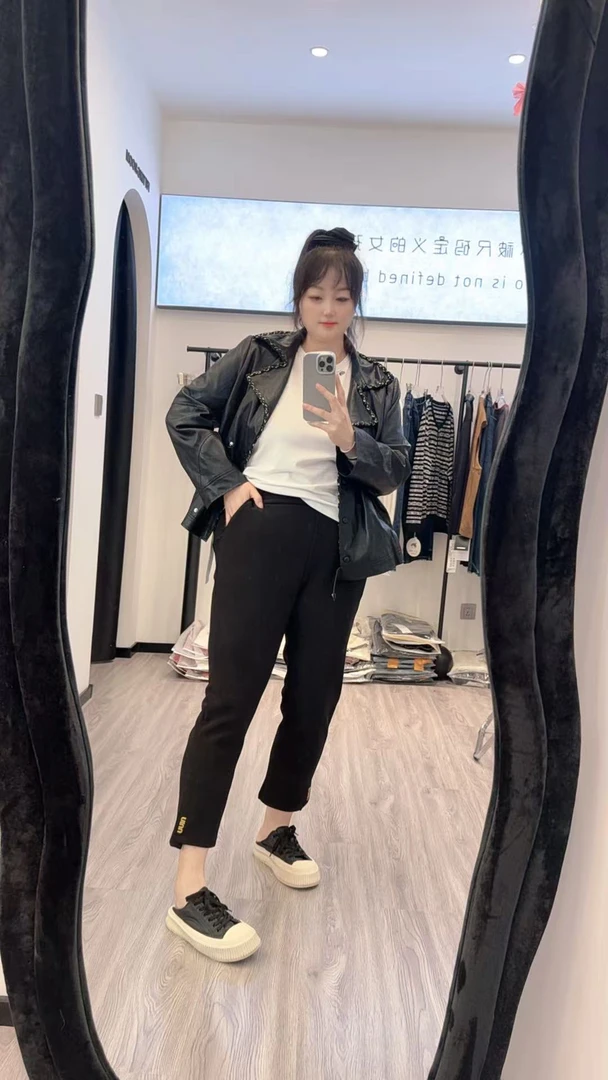2025广州CP9513秋季新款百搭显瘦大唐歌蒂休闲烟管裤