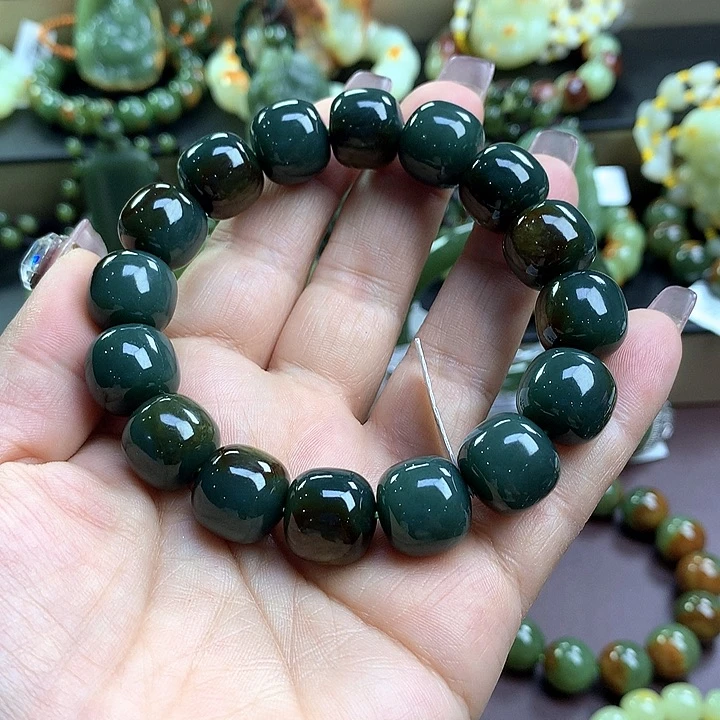 手串未镶嵌透闪石质玉1****龙