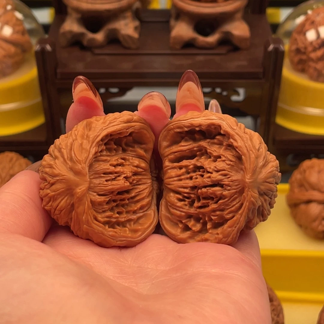 吊坠文玩核桃39四座楼蛇