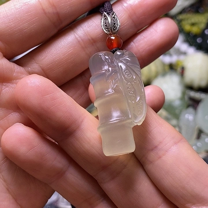 岫玉未镶嵌岫玉挂件