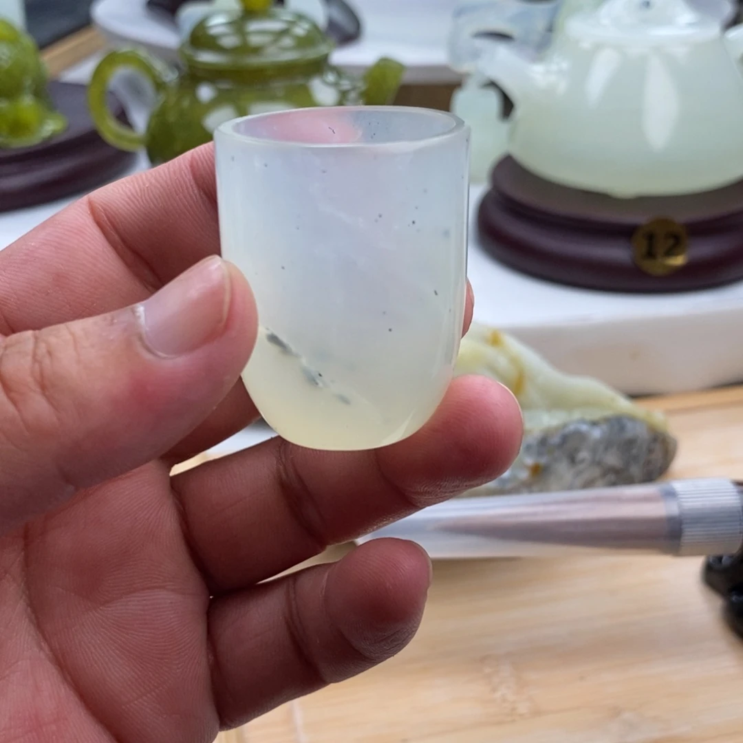 岫玉未镶嵌四大名玉壶凌*