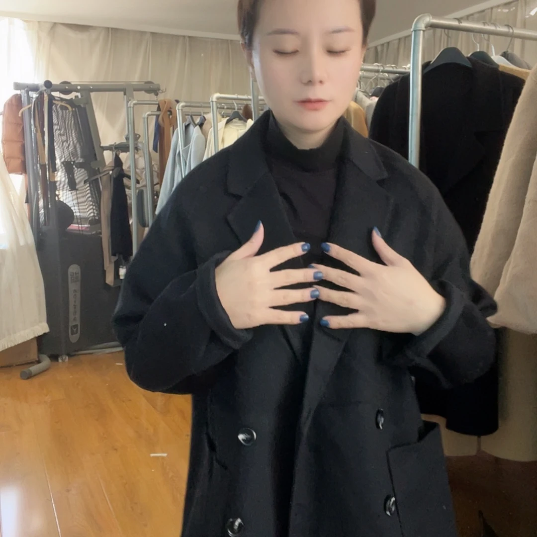 ****瓜挂脖款2名版西服黑色