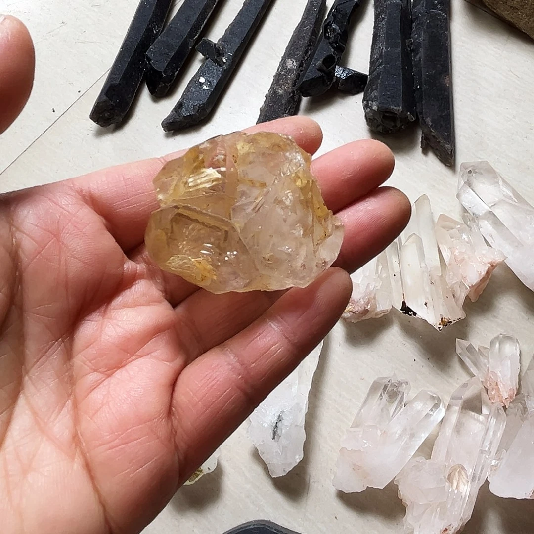 茶***喵烟晶珠宝半成品未镶嵌