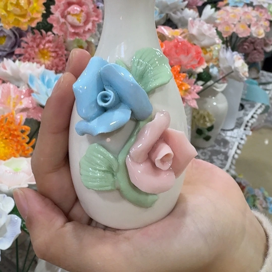 小***影陶瓷花拍满20元发货，爱退款拉黑