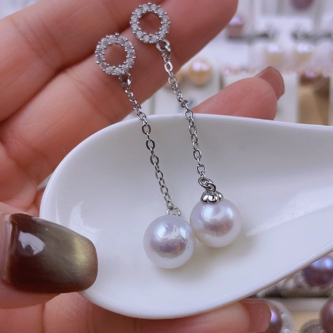 未镶嵌淡水珍珠耳饰