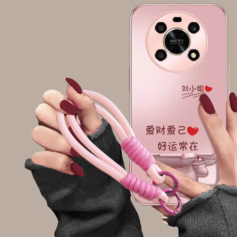 适用于荣耀X30手机壳爱财爱己AG磨砂百家姓超薄防摔手机壳