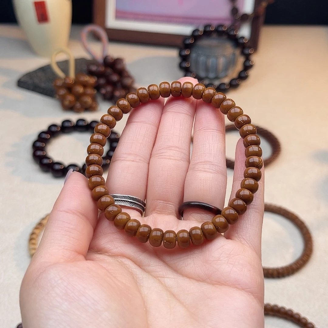 紫金鼠手串7鼠尖纯肉鼓珠